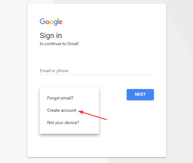 Google Signin Създаване на акаунт