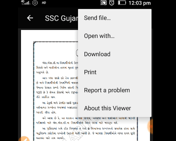 พิมพ์ตัวเลือกภายใต้ Google PDF Viewer