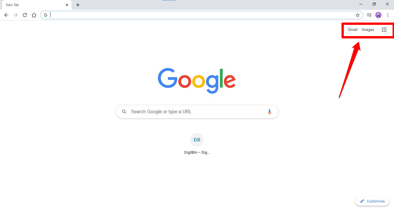 Chrome מציע GMail ושילוב מוצרים אחרים של Google