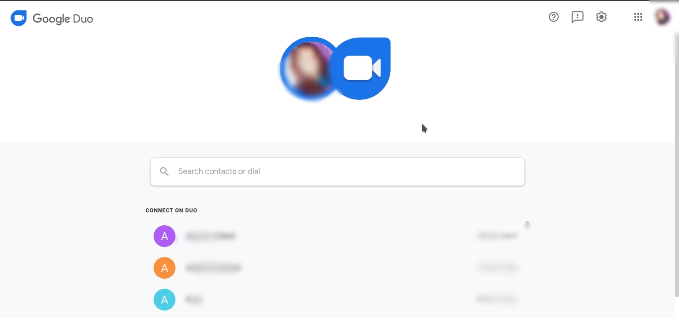 google duo log in