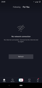 TikTok ऐप कोई इंटरनेट कनेक्शन त्रुटि नहीं है