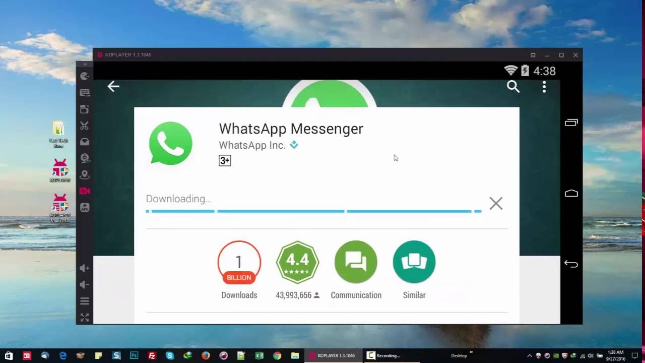 WhatsApp på Bluestacks