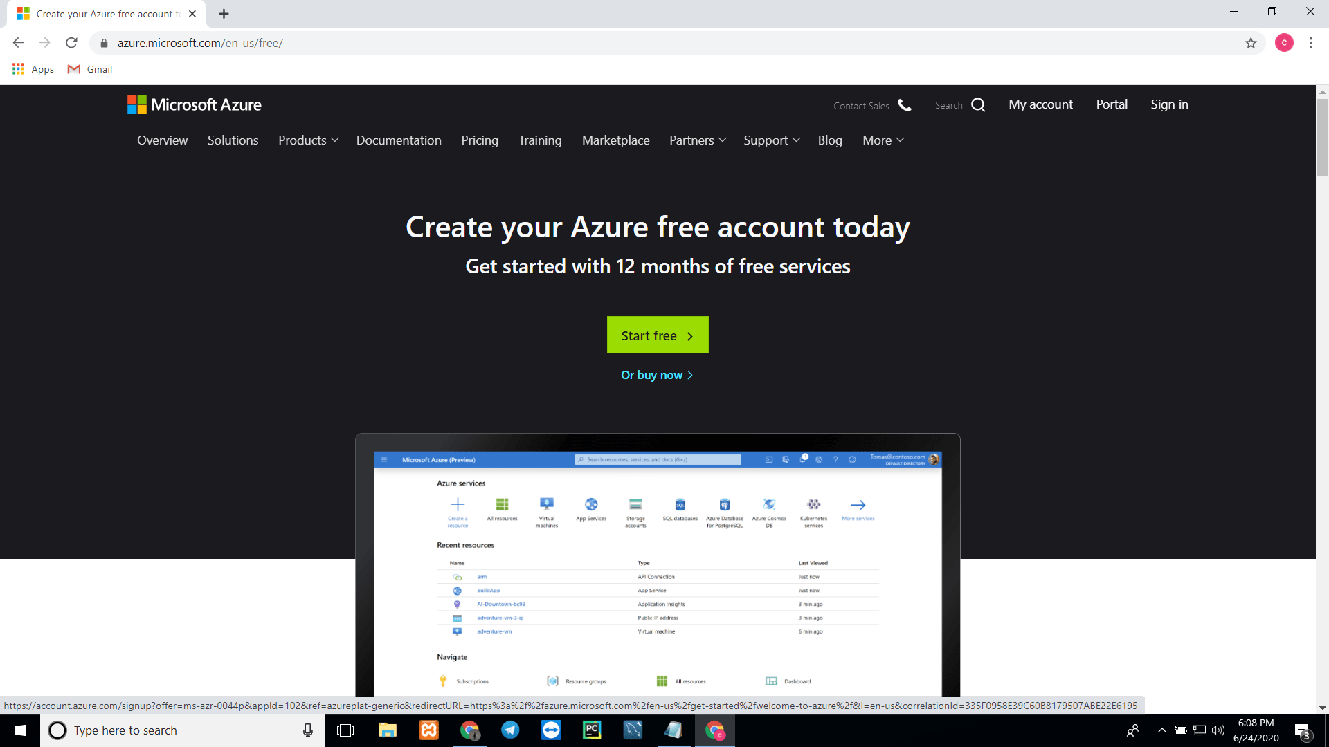 Azure RDP