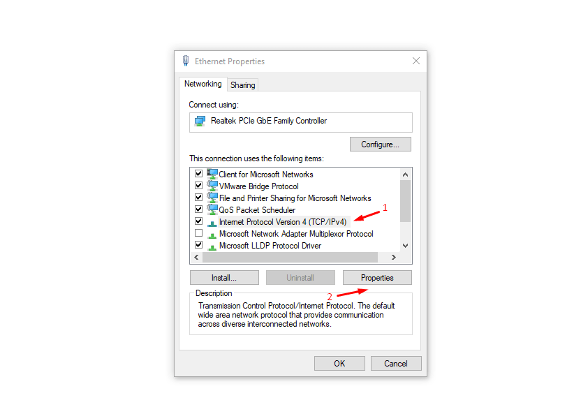 select-Internet-Protocol-Version-4-TCPIPv4-and-then-click-Properties-para-revelar-suas-opções